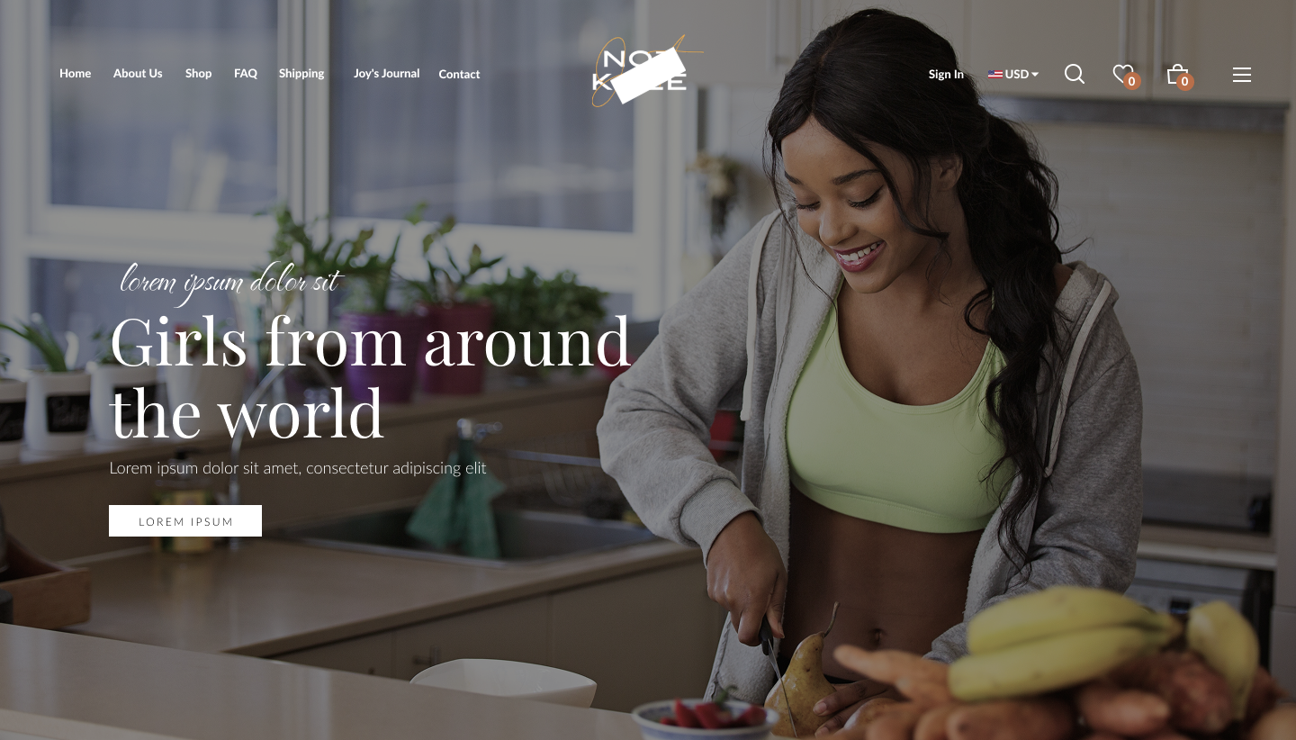 Health Product Mobile Website